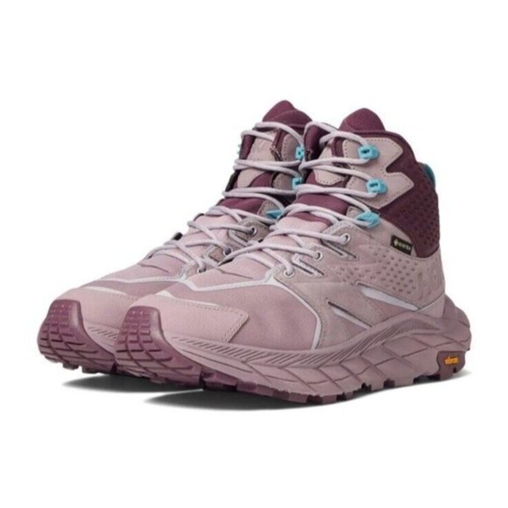 Hoka One One Anacapa Mid M GTX Trail Hiking  Shoes | Elderberry NEW Size 7B